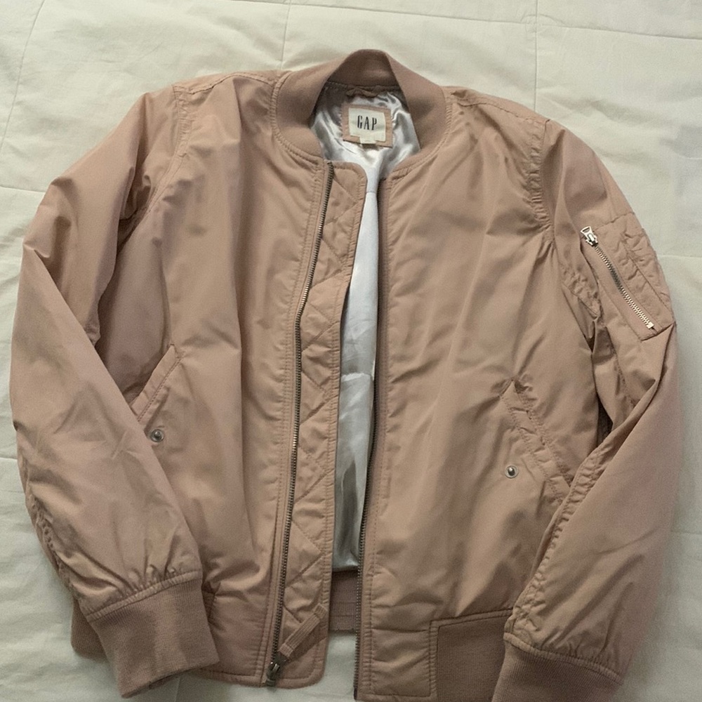 Gap Blush Bomber Jacket